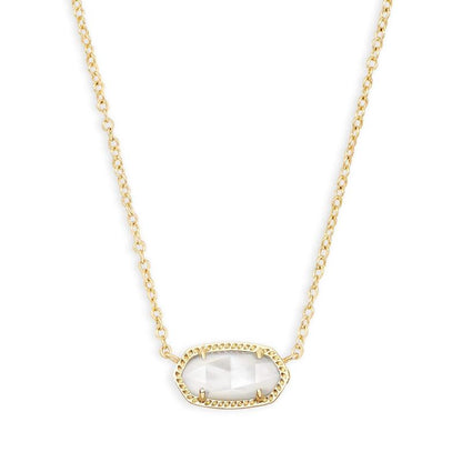 2024 Kendrascott Elisa Women'S Pendant Necklace, Gold Plated Fashion Jewelry, Perfect Accessory for Celebrations or an Exquisite Christams Gift for the Special Woman in Your Life Kendra Scott Necklace