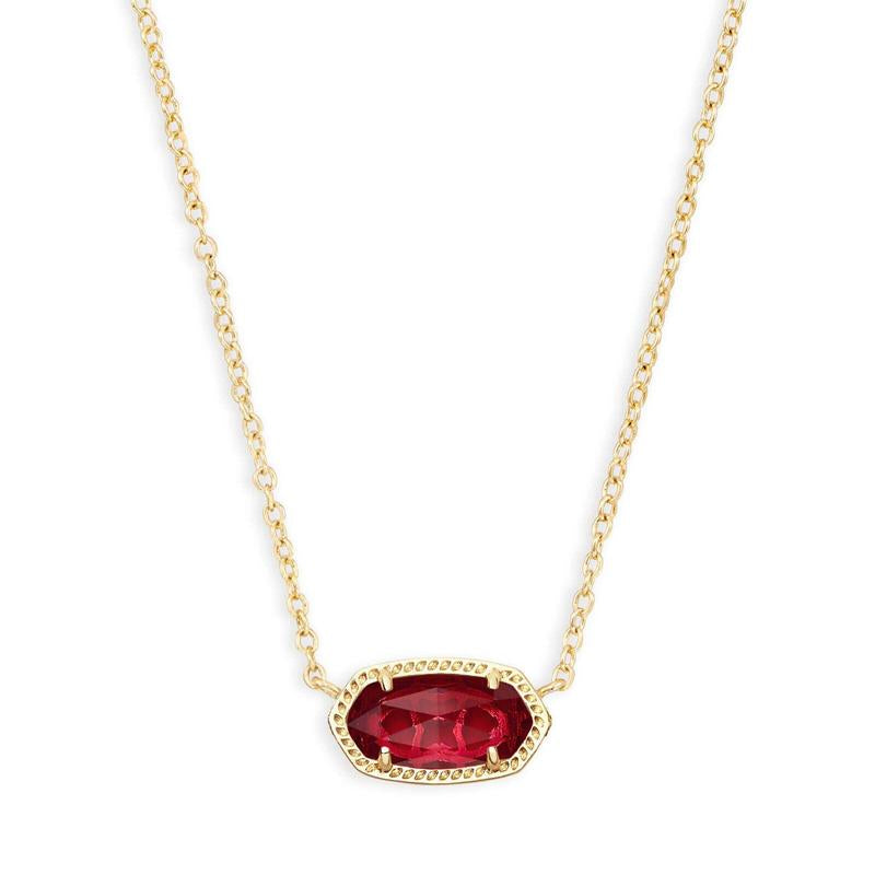 2024 Kendrascott Elisa Women'S Pendant Necklace, Gold Plated Fashion Jewelry, Perfect Accessory for Celebrations or an Exquisite Christams Gift for the Special Woman in Your Life Kendra Scott Necklace