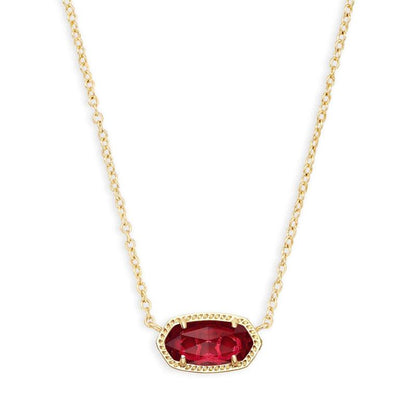 2024 Kendrascott Elisa Women'S Pendant Necklace, Gold Plated Fashion Jewelry, Perfect Accessory for Celebrations or an Exquisite Christams Gift for the Special Woman in Your Life Kendra Scott Necklace