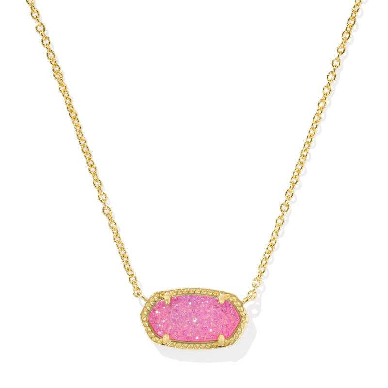 2024 Kendrascott Elisa Women'S Pendant Necklace, Gold Plated Fashion Jewelry, Perfect Accessory for Celebrations or an Exquisite Christams Gift for the Special Woman in Your Life Kendra Scott Necklace