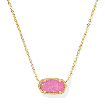 2024 Kendrascott Elisa Women'S Pendant Necklace, Gold Plated Fashion Jewelry, Perfect Accessory for Celebrations or an Exquisite Christams Gift for the Special Woman in Your Life Kendra Scott Necklace